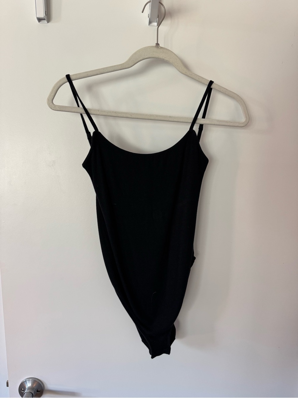 Calvin Klein Women's Black Backless Bodysuit
